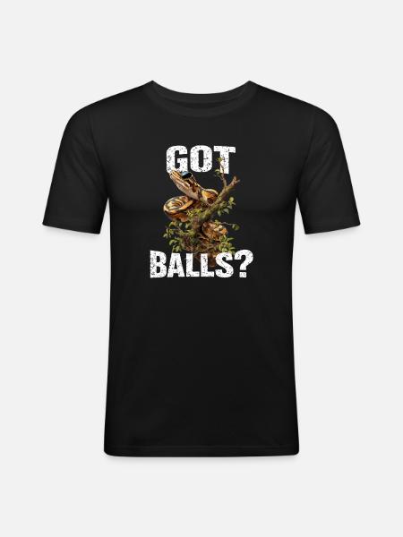 King Python Snakes Lover Terrarium Python - Men's Slim Fit T-Shirt - black