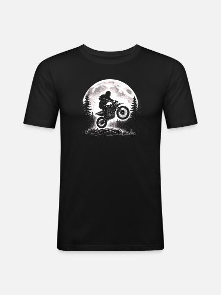 Bigfoot Motocross - Men's Slim Fit T-Shirt - black