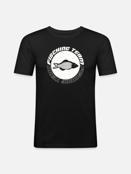 Fishing Team - Men's Slim Fit T-Shirt - black