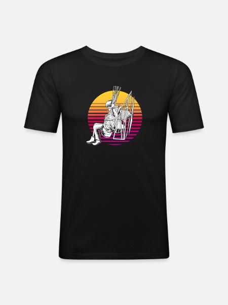 Gleitschirm Gleitschirmfliegen Paragliding - Männer Slim Fit T-Shirt - Schwarz