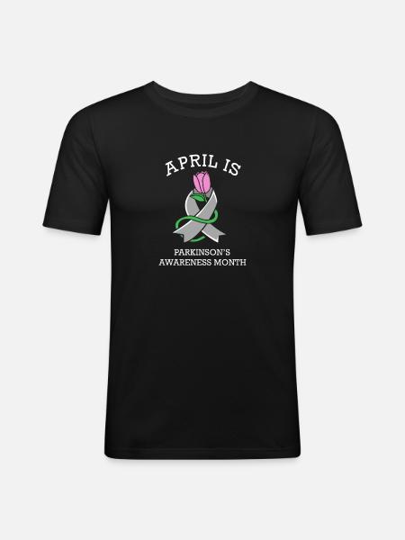 Parkinson's disease - Men's Slim Fit T-Shirt - black