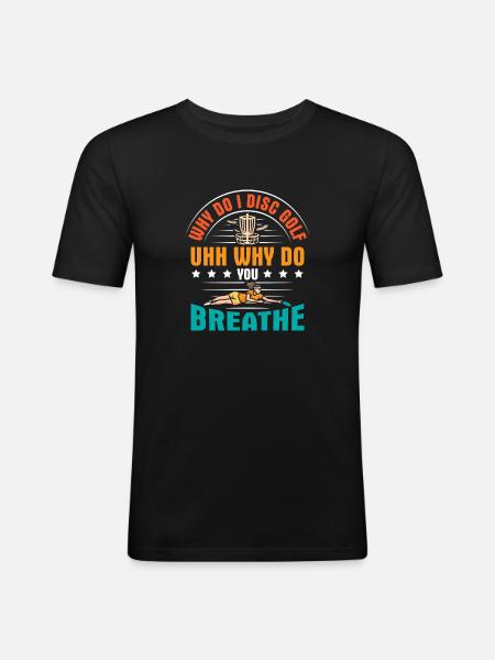 Disc Golf Gifts Disc Golf - Men's Slim Fit T-Shirt - black