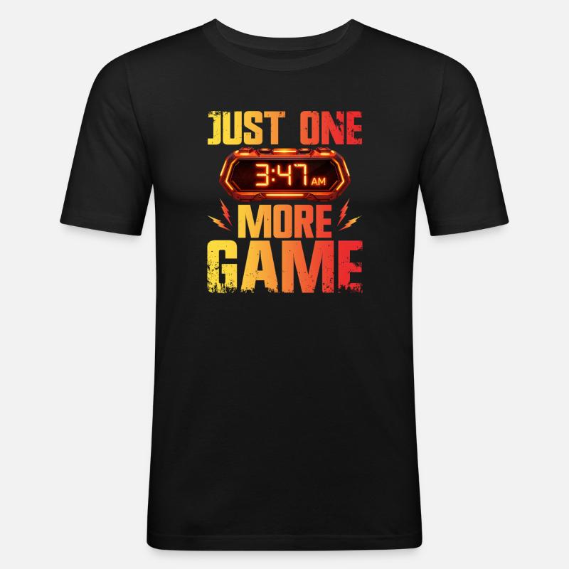 Gaming Gamer Videospiele Controller Zocken Zocker - Männer Slim Fit T-Shirt - Schwarz
