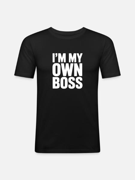 I'm My Own - Men's Slim Fit T-Shirt - black