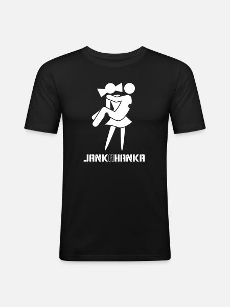 JANK A HANKA - T-shirt près du corps Homme - noir