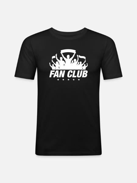 Fan Club Silhouette - Men's Slim Fit T-Shirt - black