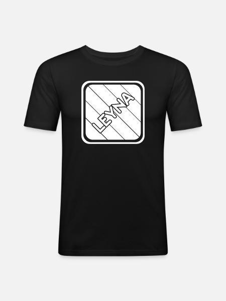Leyna as a daughter - Men's Slim Fit T-Shirt - black