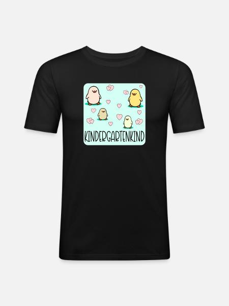 Kindergartenkind Küken Kleinkinder - Männer Slim Fit T-Shirt - Schwarz