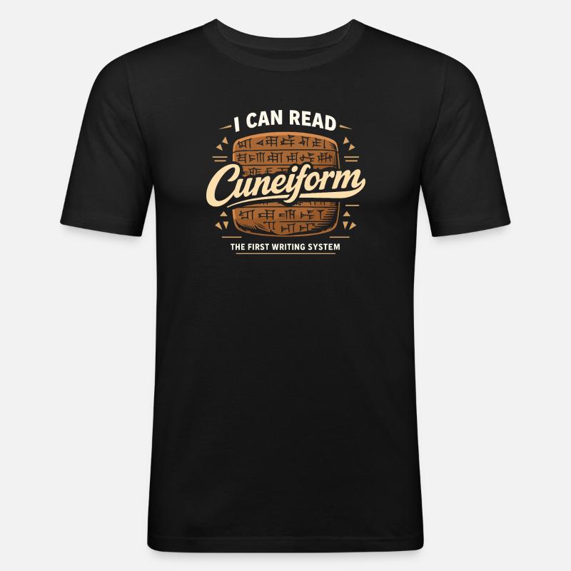 Altes Mesopotamien, Sumerisches - Männer Slim Fit T-Shirt - Schwarz