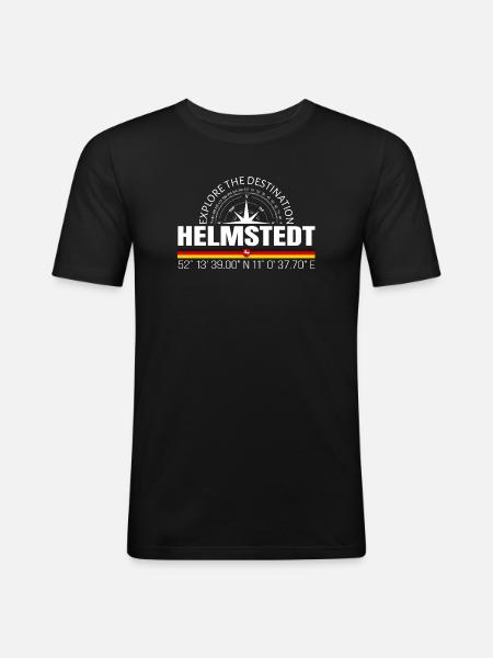 Helmstedt - Men's Slim Fit T-Shirt - black