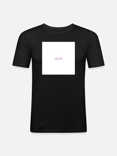 Pilates Club - Men's Slim Fit T-Shirt - black