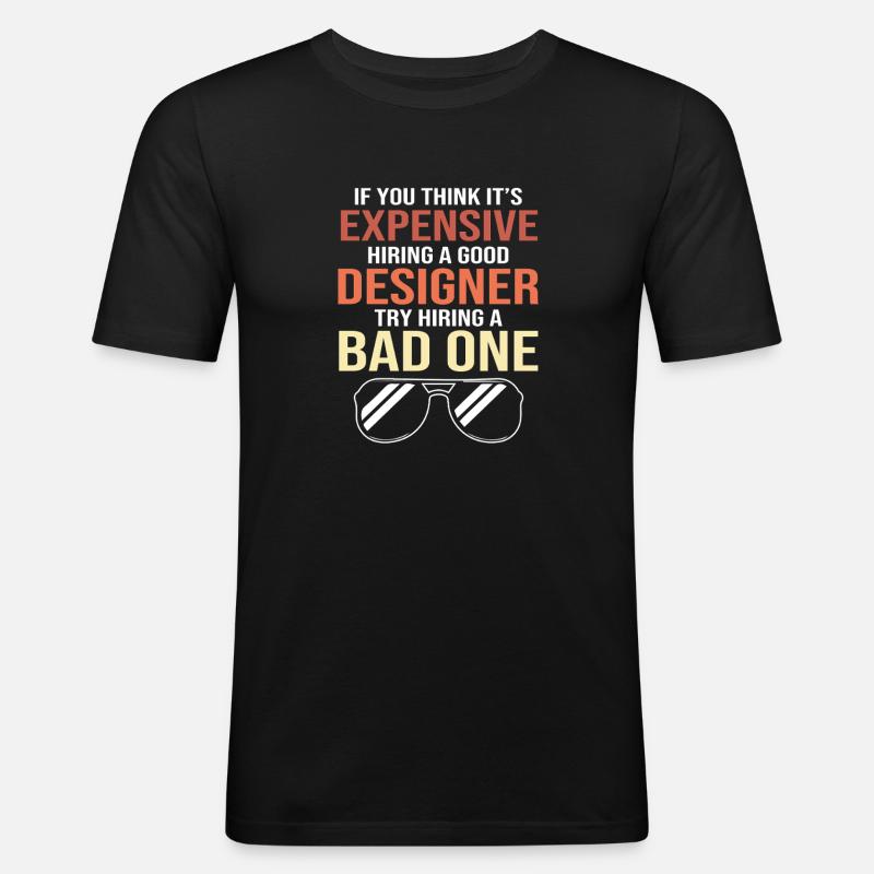 Architecte architecte Designer d’intérieur - T-shirt près du corps Homme - noir