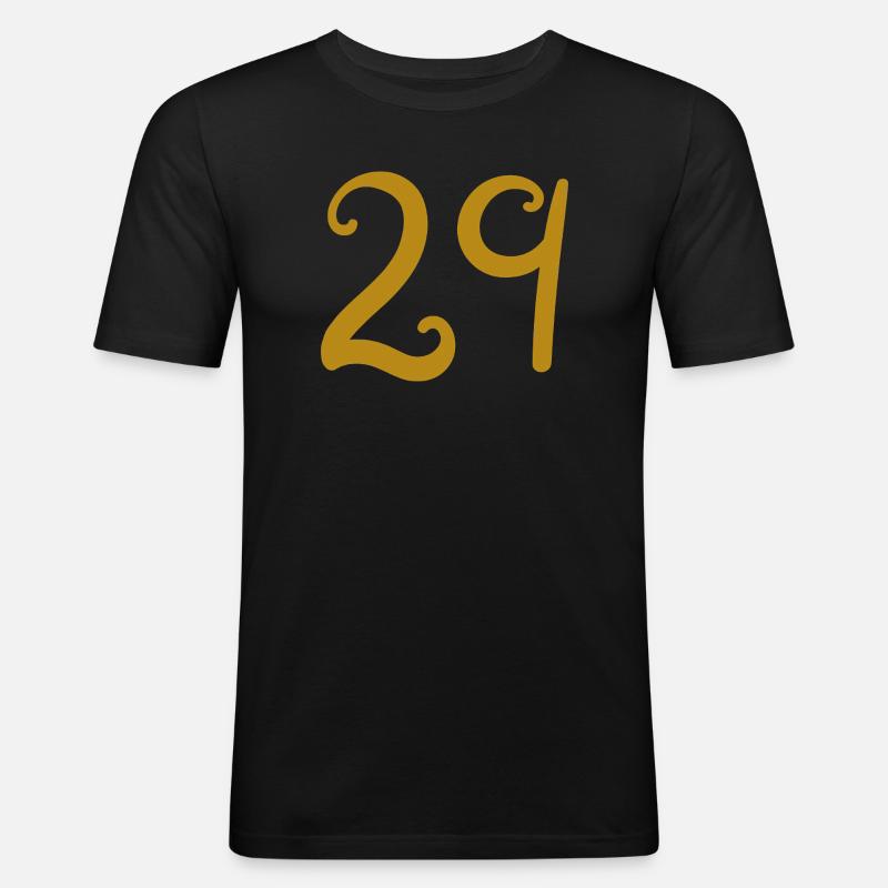 29 - Men's Slim Fit T-Shirt - black
