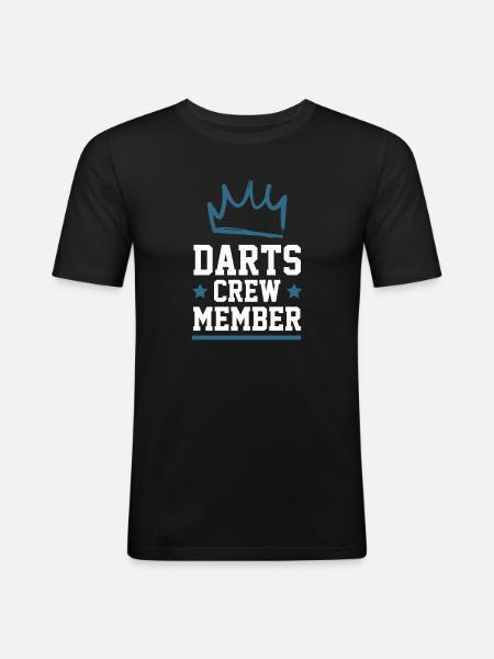 Darts Crew - Men's Slim Fit T-Shirt - black
