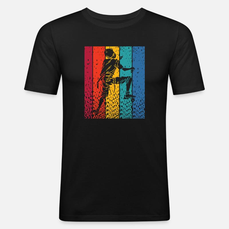 Boulderer Boulder Bouldering - Men's Slim Fit T-Shirt - black
