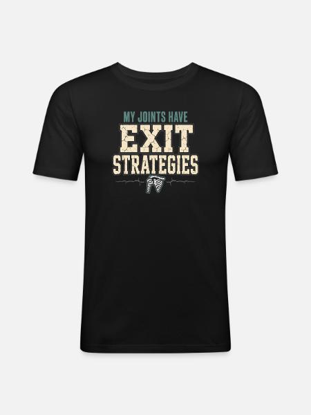Eds-bewusstsein Ehlers-danlos Zebra-krieger - Männer Slim Fit T-Shirt - Schwarz