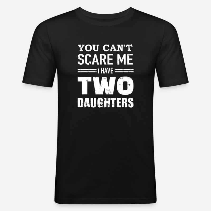Zwei Töchter Fearless Tee - Männer Slim Fit T-Shirt - Schwarz