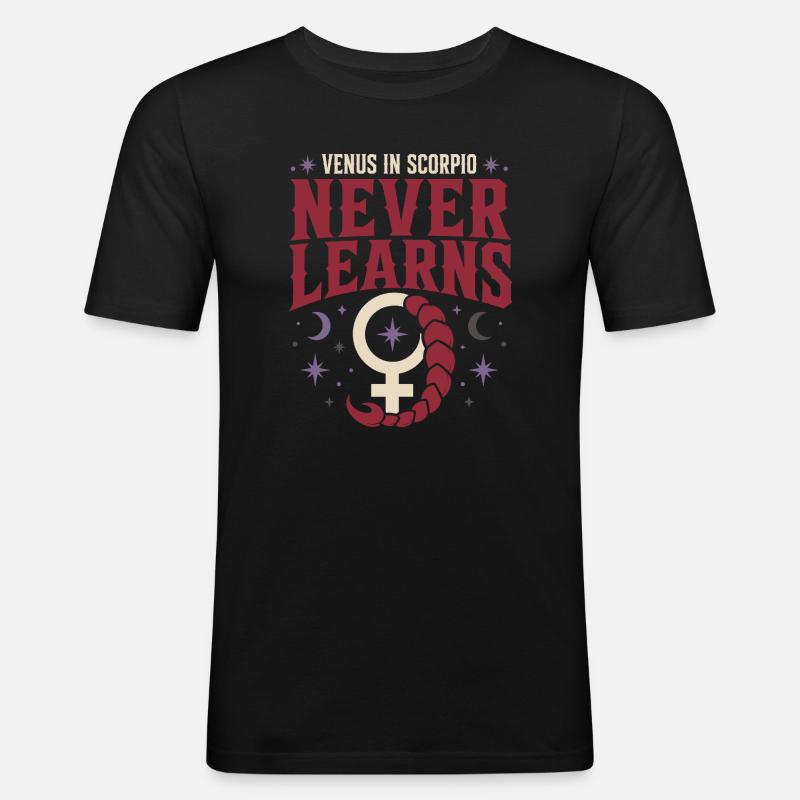 Venus-zeichen Venus-astrologie - Männer Slim Fit T-Shirt - Schwarz