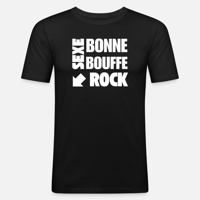 What else - T-shirt près du corps Homme - noir