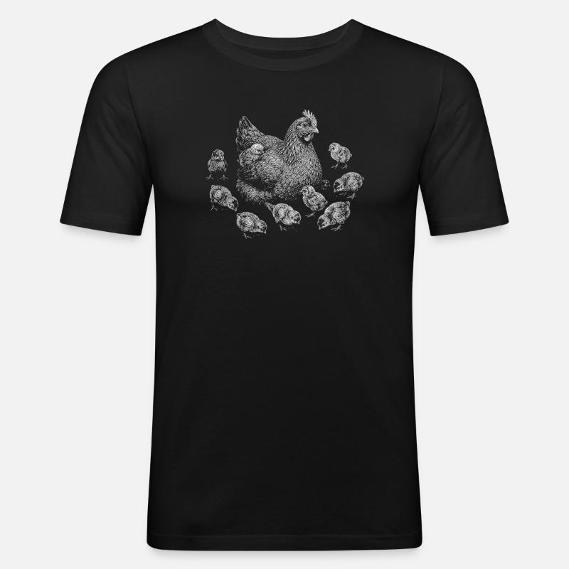 eggar - Men's Slim Fit T-Shirt - black