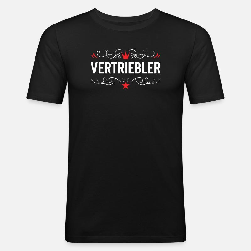 Zahnarzt Beruf - Männer Slim Fit T-Shirt - Schwarz