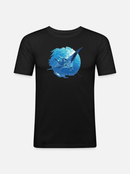 Rays Manta Rays - Men's Slim Fit T-Shirt - black