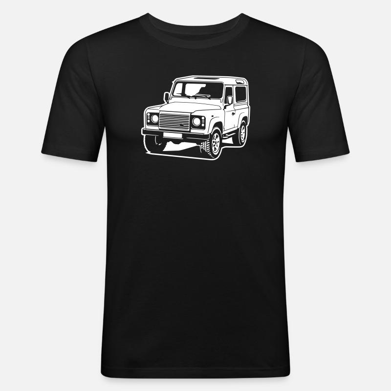 Defender (Difference Image) - Men's Slim Fit T-Shirt - black
