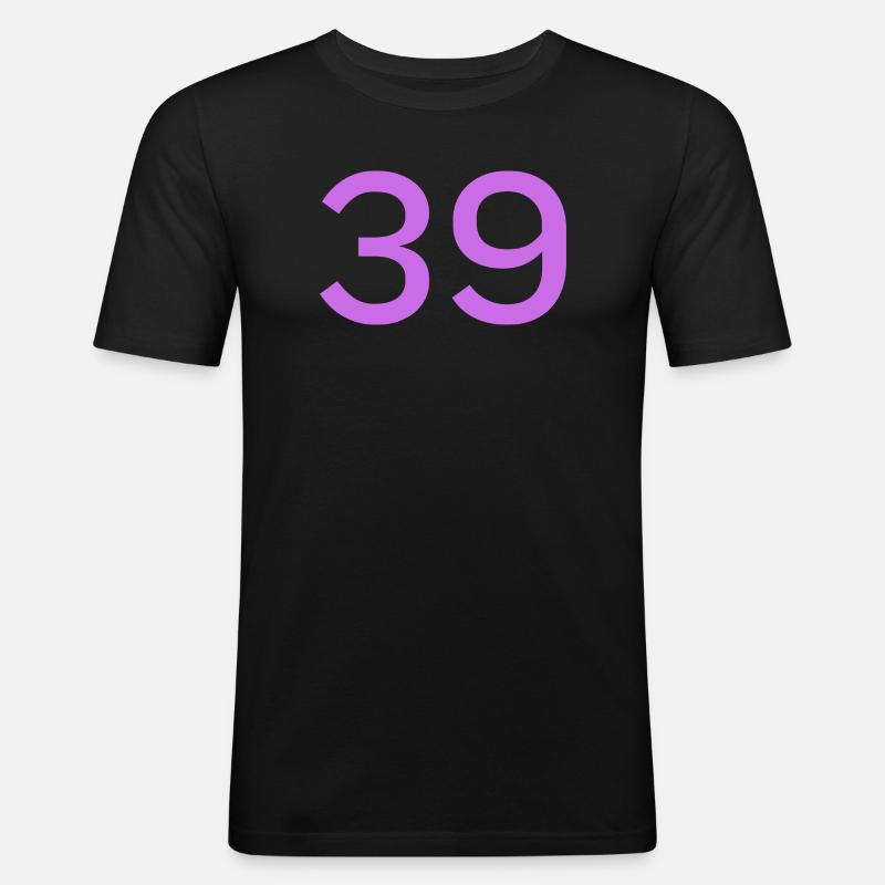 39 - Men's Slim Fit T-Shirt - black