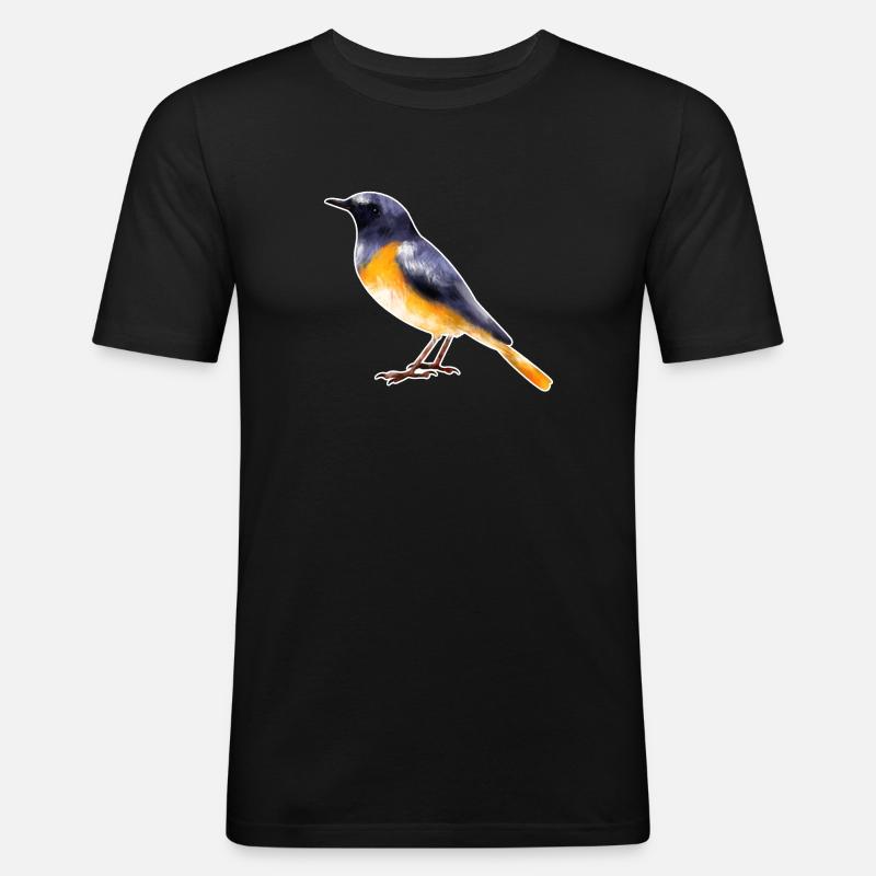 Redstart.1 - T-shirt près du corps Homme - noir