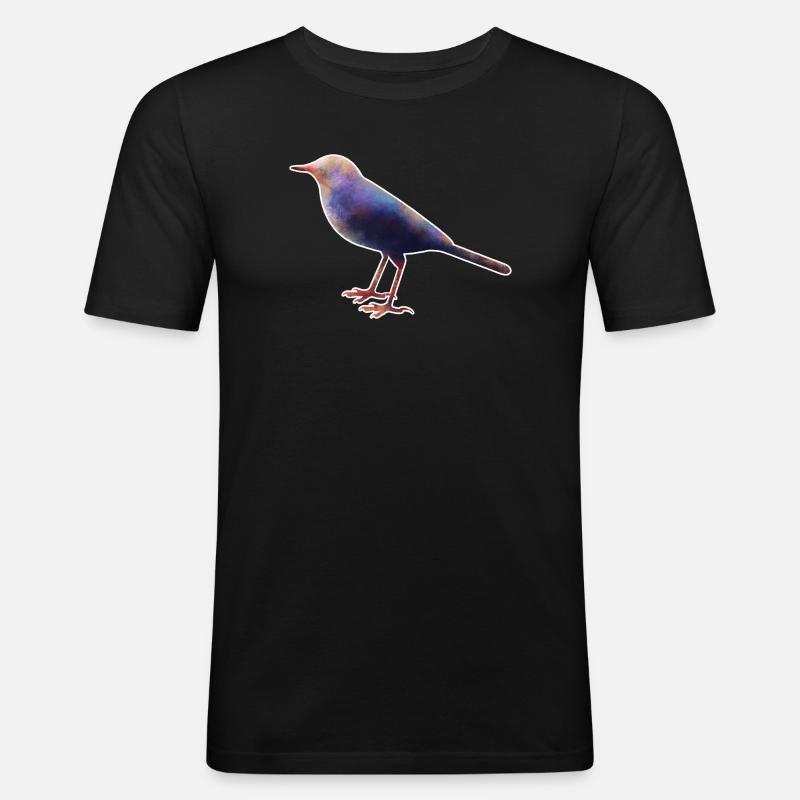 Bergeronnette.1 - T-shirt près du corps Homme - noir