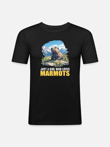 Marmots Groundhog - Men's Slim Fit T-Shirt - black