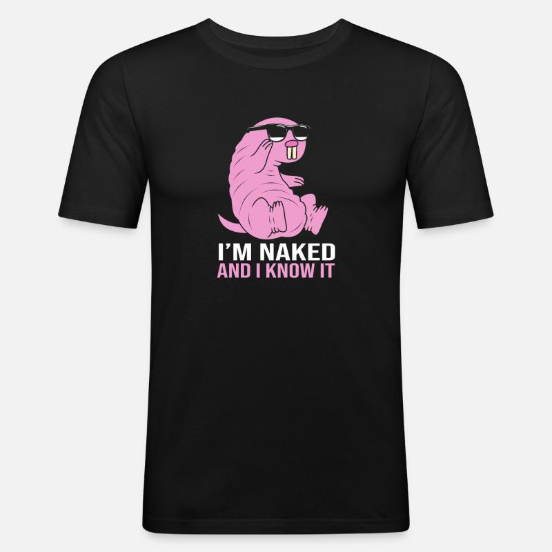 Chiot de sable - T-shirt près du corps Homme - noir
