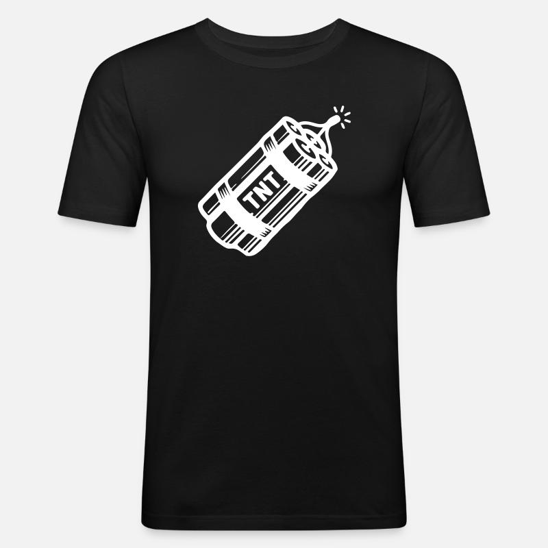 Dynamite Tnt - Men's Slim Fit T-Shirt - black