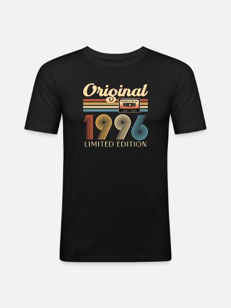 30th birthday, 30 years - Men's Slim Fit T-Shirt - black