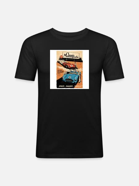 Motorsport - Men's Slim Fit T-Shirt - black