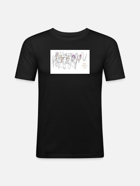 Acrock - Men's Slim Fit T-Shirt - black