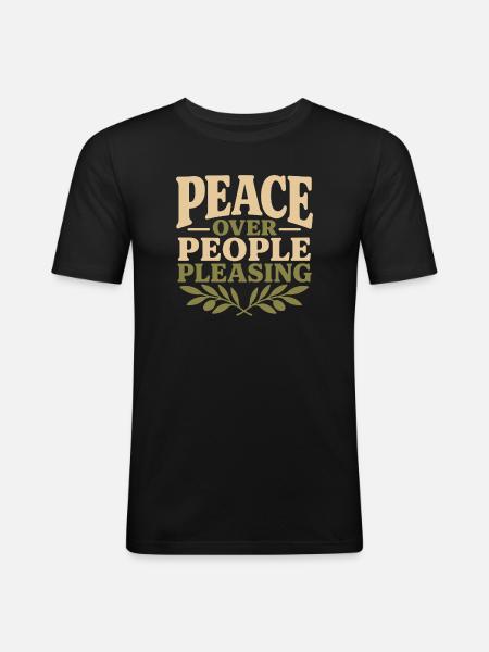 Protection de mon énergie, spirituelle - T-shirt près du corps Homme - noir