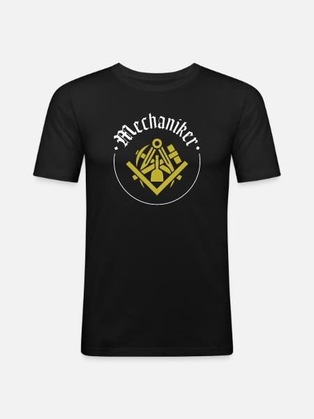 Mechanic Guild Signs - Men's Slim Fit T-Shirt - black