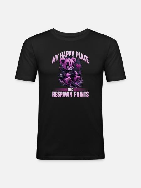 Pastel Goth Soft Goth Gaming Gamer - Men's Slim Fit T-Shirt - black