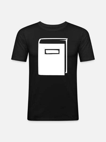 White Book - Men's Slim Fit T-Shirt - black