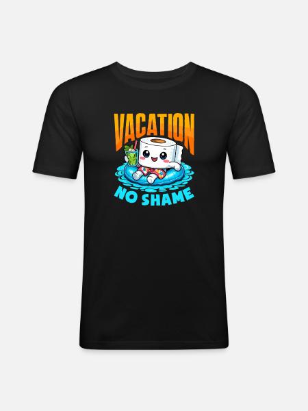 Boarding planes funny - Men's Slim Fit T-Shirt - black