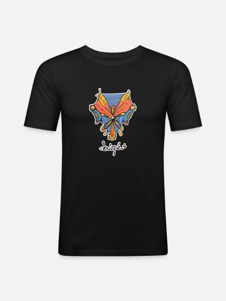 Cosmic Adventurer - T-shirt près du corps Homme - noir