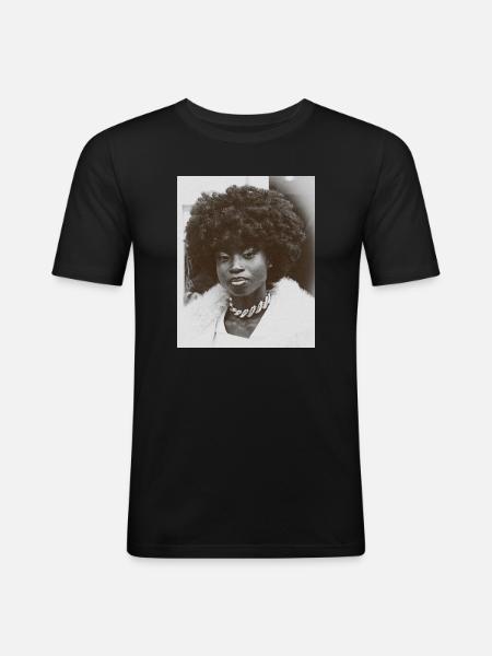 Next to you - Men's Slim Fit T-Shirt - black