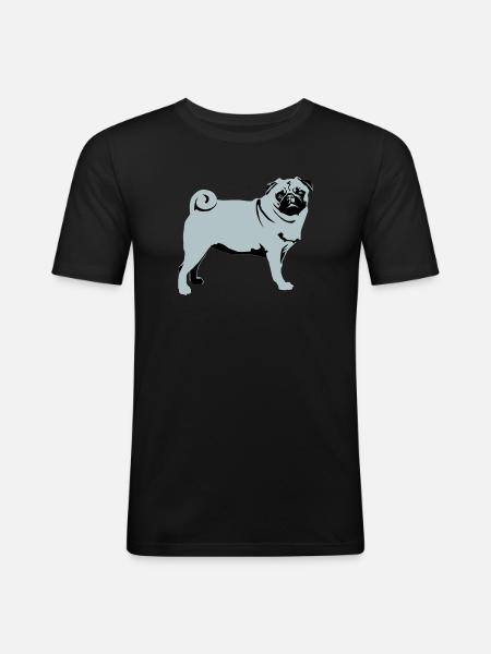 Carlin - T-shirt près du corps Homme - noir