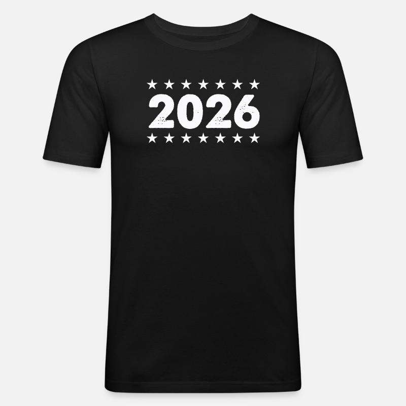 2026 Star Frame - Men's Slim Fit T-Shirt - black
