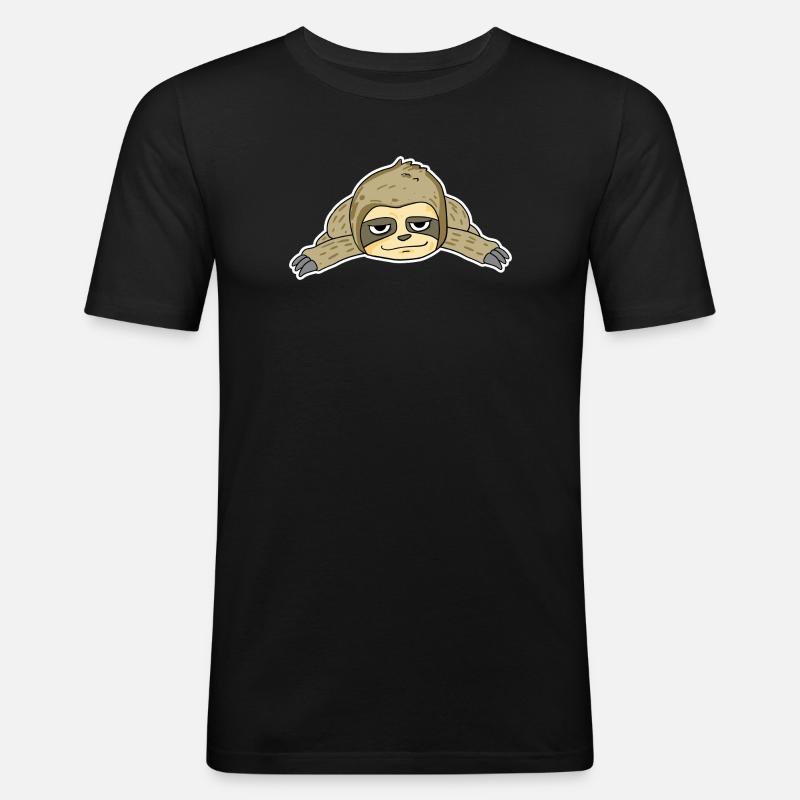 Sloth - Men's Slim Fit T-Shirt - black