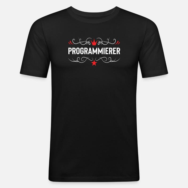 Psychiater Beruf - Männer Slim Fit T-Shirt - Schwarz