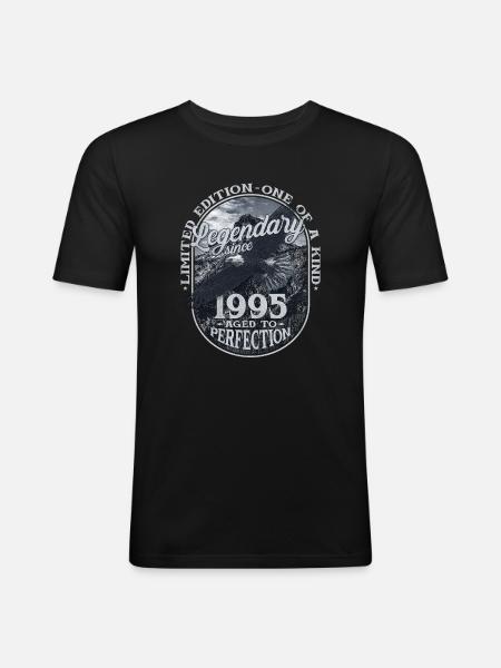 Legendary since 1995 - Men's Slim Fit T-Shirt - black
