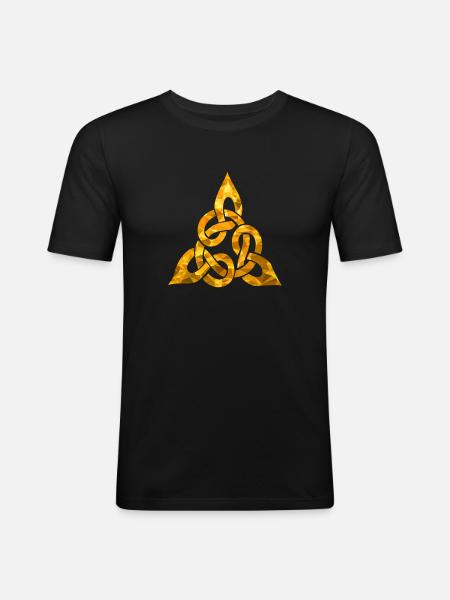 Celtic Knot - Men's Slim Fit T-Shirt - black
