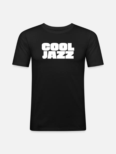 Cool Jazz  - Men's Slim Fit T-Shirt - black